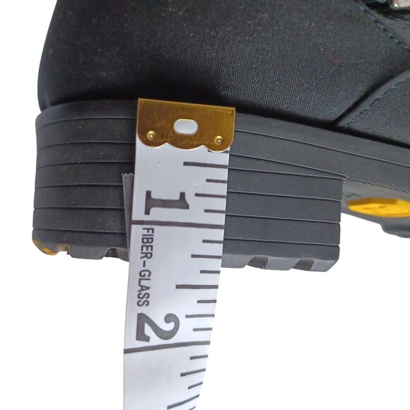 Vibram Toe Warmer Black Arctic Grip Winter Ankle Boots Calf Shoes Women Size 8M - Picture 9 of 14